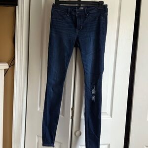 Hollister Dark Blue Jean Leggings